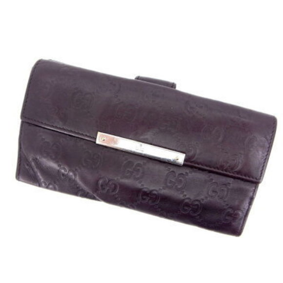 Gucci long Wallet Guccissima brown - Picture 1 of 6